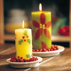 Новогодишње свеће с властитим рукама