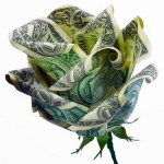 Оригами новца: Росе