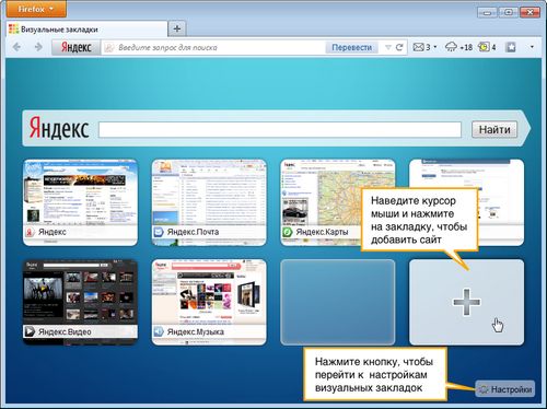 направите маркер за Иандек