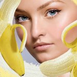 Маска из банане за лице Маска из банане за лице
