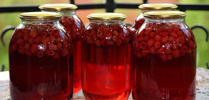 Укусни компот малине за зиму