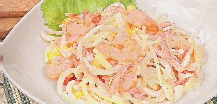Салата од козице и лигње